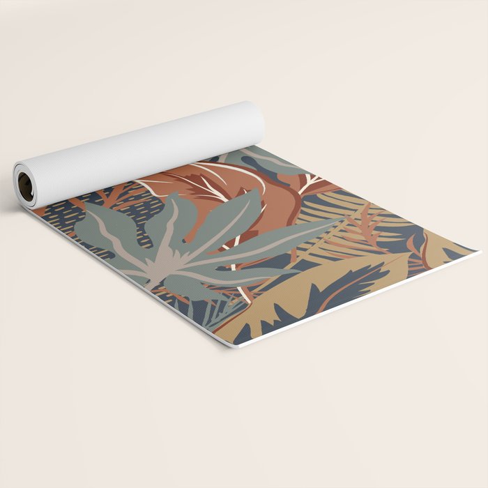 Tropical Wild Garden, Boho Wall Art Yoga Mat Gallery Image 2