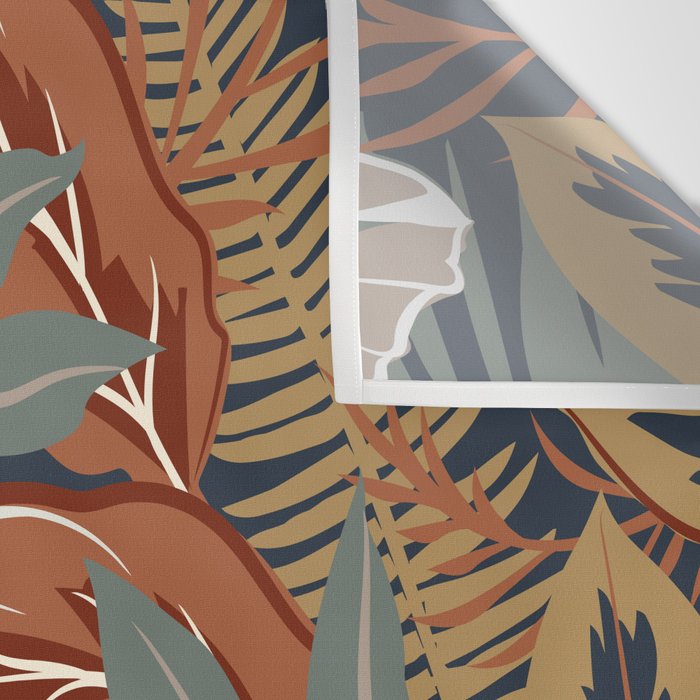 Tropical Wild Garden, Boho Wall Art Wall Tapestry Gallery Image 3