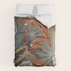 Tropical Wild Garden, Boho Wall Art Comforter Gallery Image 6