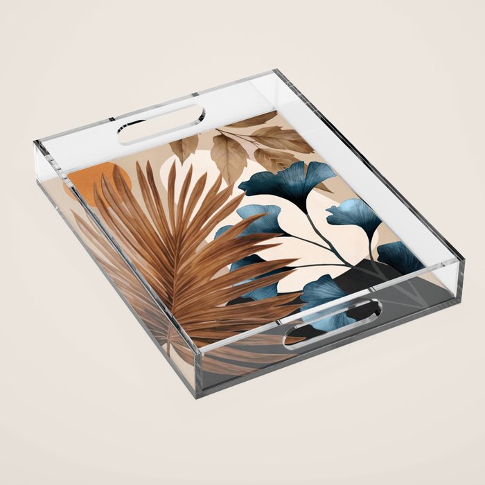 Abstract Tropical Art 18 Acrylic Tray Gallery Image 1