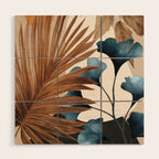 Abstract Tropical Art 18 Wood Wall Art Gallery Image 1