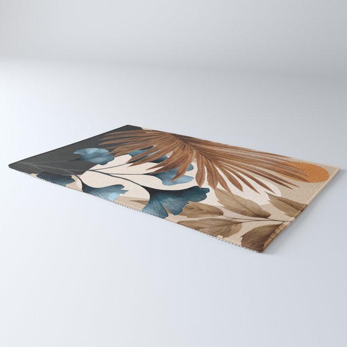 Abstract Tropical Art 18 Rug Gallery Image 3