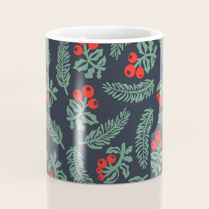 Christmas Greenery Coffee Mug Gallery Image 4