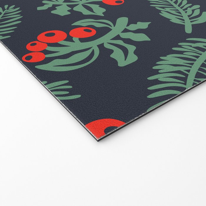 Christmas Greenery Welcome Mat Gallery Image 2