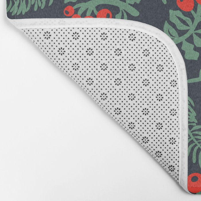 Christmas Greenery Bath Mat Gallery Image 2