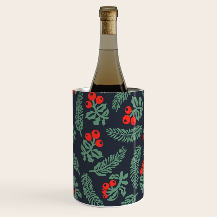Christmas Greenery Wine Chiller Gallery Image 1