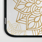 Beautiful White & Gold Mandala Pattern Laptop Sleeve Gallery Image 3