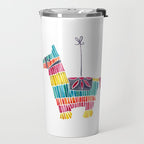 Mexican Donkey PinÌata - CMYK Palette Travel Mug Gallery Image 2