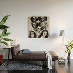 Vintage Girls In Sunglasses Wood Wall Art Gallery Image 2
