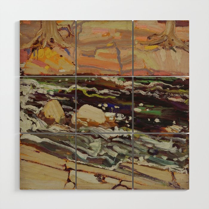Tom Thomson Dark Waters spring 1916 Canadian Landscape Artist Wood Wall Art Gallery Image 1
