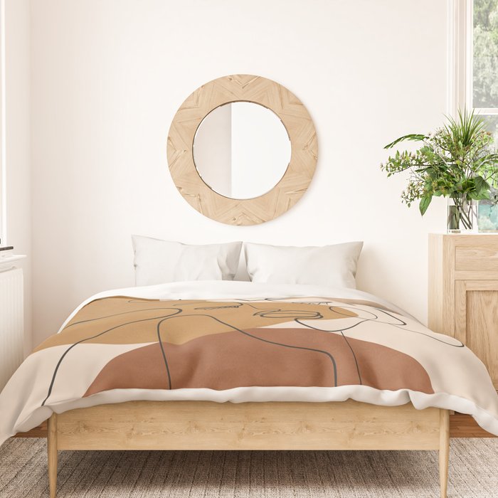 Abstract Faces 4  Duvet Cover Gallery Image 3