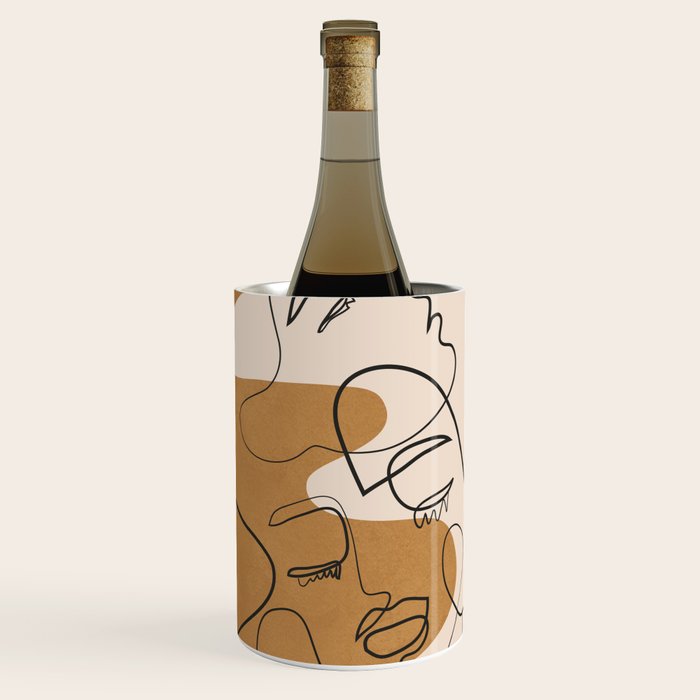 Abstract Faces 4  Wine Chiller Gallery Image 1