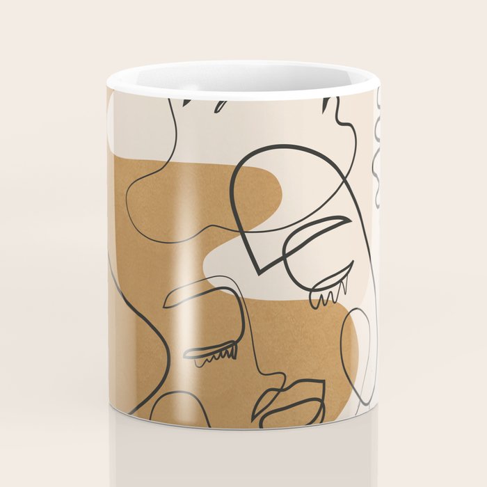 Abstract Faces 4  Coffee Mug Gallery Image 4