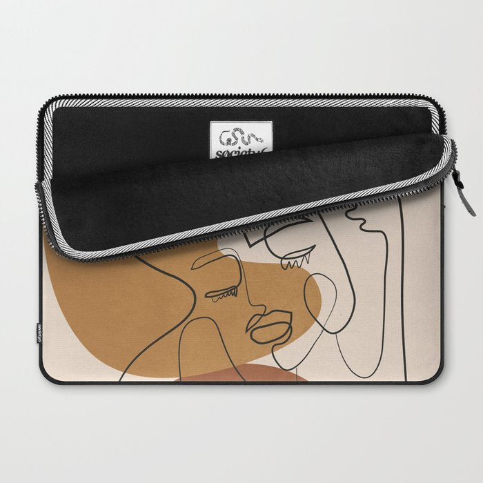 Abstract Faces 4  Laptop Sleeve Gallery Image 2