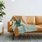 The Wait Is Long But My Dream Of You Does Not End #illustration Throw Blanket Gallery Image 1