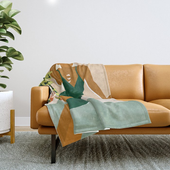 The Wait Is Long But My Dream Of You Does Not End #illustration Throw Blanket Gallery Image 1