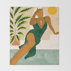 The Wait Is Long But My Dream Of You Does Not End #illustration Throw Blanket Gallery Image 2
