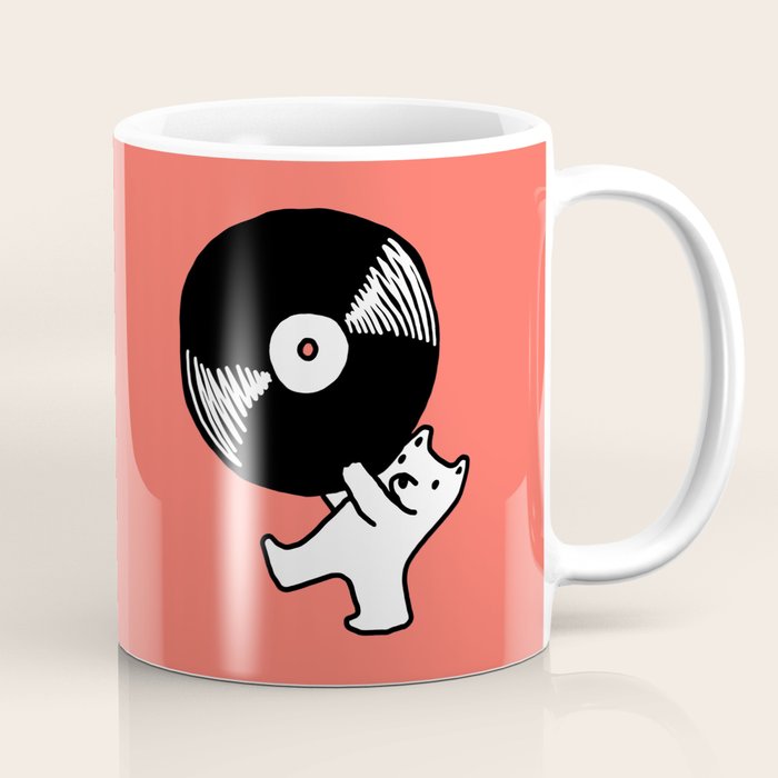 Record bear Coffee Mug Gallery Image 1
