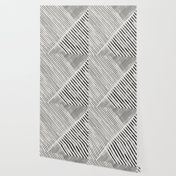 Black and White Stripes, Abstract Wallpaper Gallery Image 2