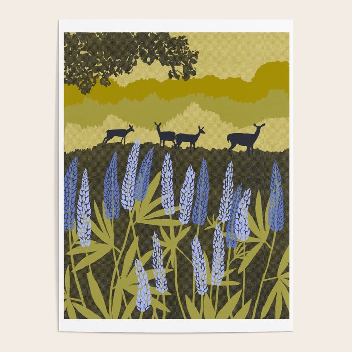 Midwest Lupine Poster Gallery Image 1