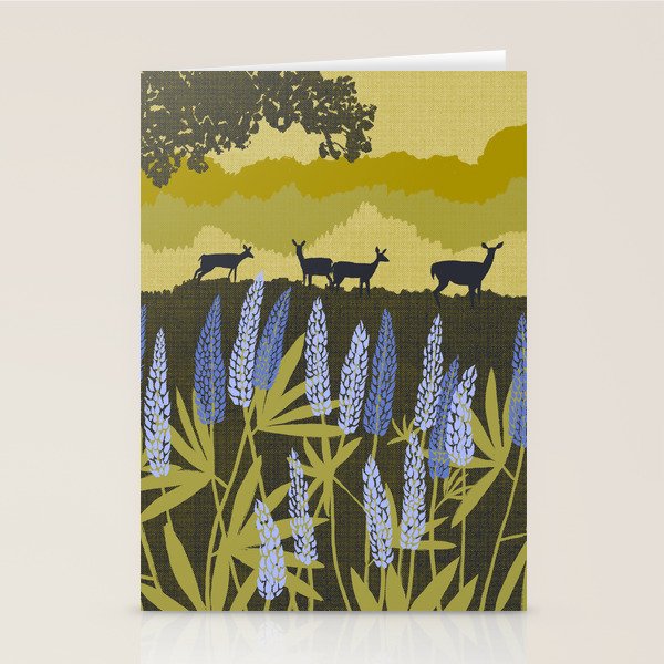 Midwest Lupine Stationery Card Gallery Image 2
