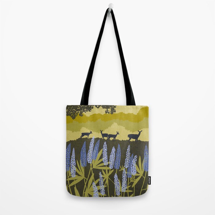 Midwest Lupine Tote Bag Gallery Image 2