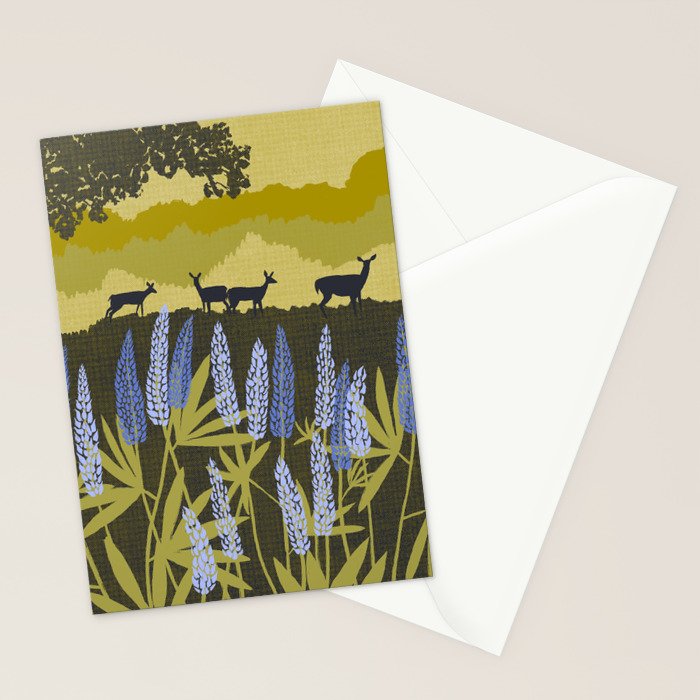 Midwest Lupine Stationery Card Gallery Image 2