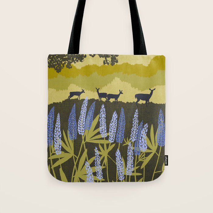 Midwest Lupine Tote Bag Gallery Image 1