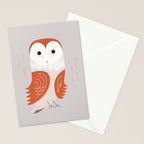 Barn Owl, Bird of United Kingdom Stationery Card Gallery Image 2