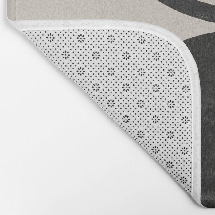 Woodblock Print, Modern Art Bath Mat Gallery Image 2