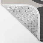 Woodblock Print, Modern Art Bath Mat Gallery Image 2