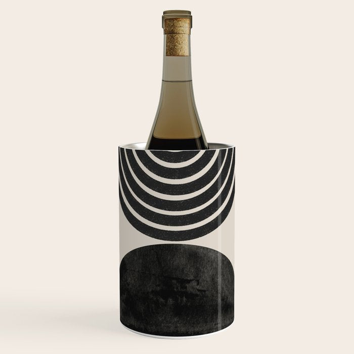 Woodblock Print, Modern Art Wine Chiller Gallery Image 1