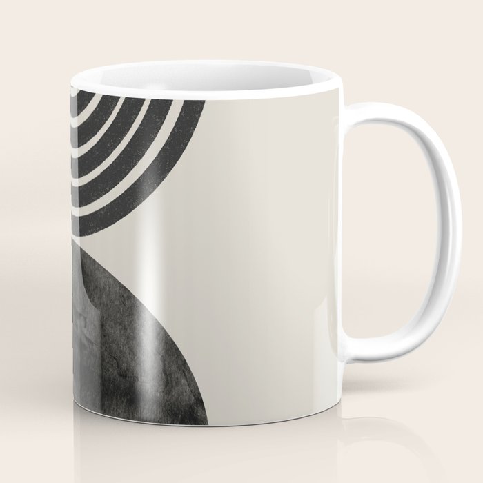 Woodblock Print, Modern Art Coffee Mug Gallery Image 1
