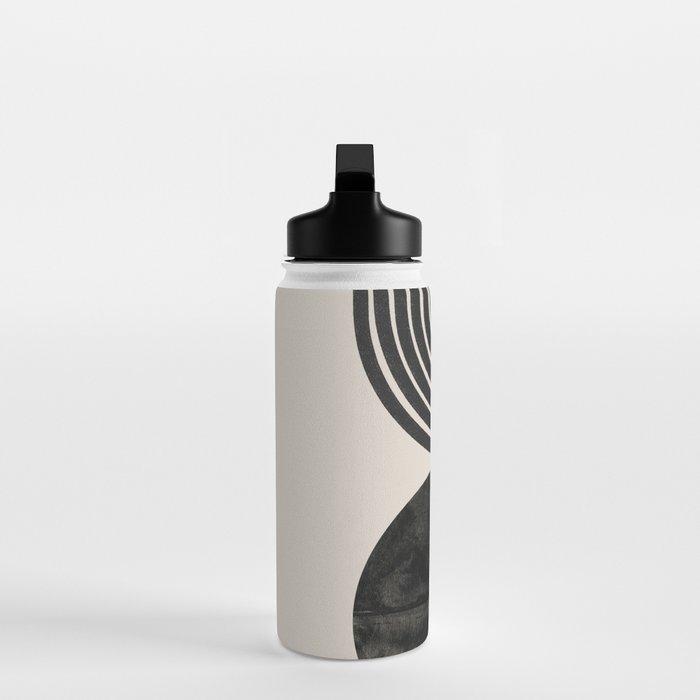 Woodblock Print, Modern Art Water Bottle Gallery Image 3