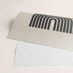 Woodblock Print, Modern Art Wrapping Paper Gallery Image 2