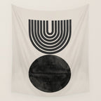 Woodblock Print, Modern Art Wall Tapestry Gallery Image 4
