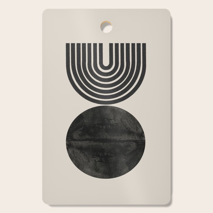 Woodblock Print, Modern Art Cutting Board Gallery Image 1