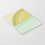 daydreams rainbow waves // retro surf art by surfy birdy Notebook Gallery Image 3