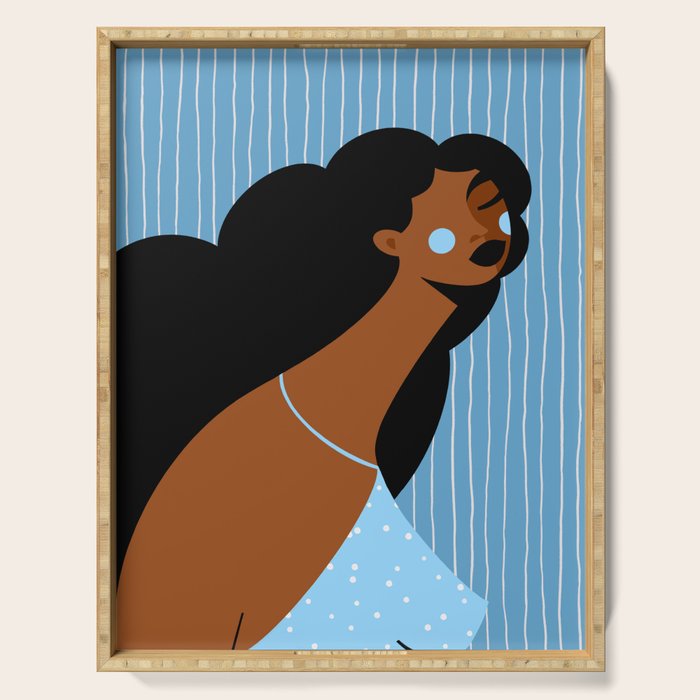 Bluesy Serving Tray Gallery Image 1