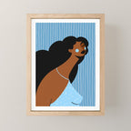 Bluesy Mini Art Print Gallery Image 1