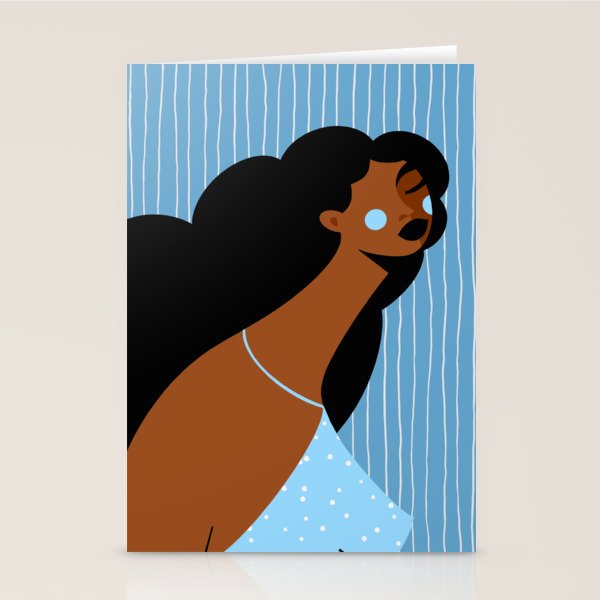 Bluesy Stationery Card Gallery Image 1