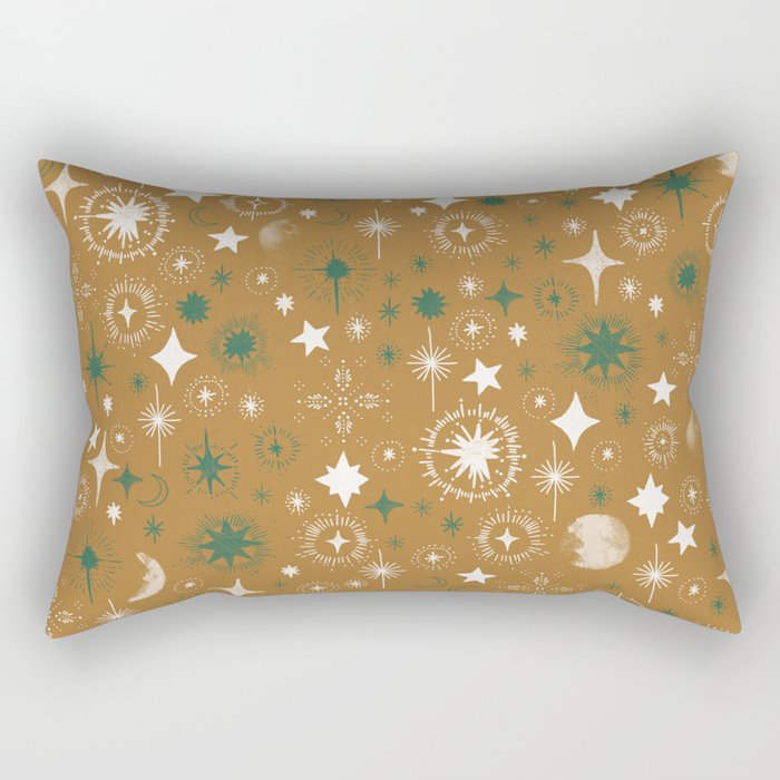 Stellar modern shapes A Rectangular Pillow Gallery Image 2