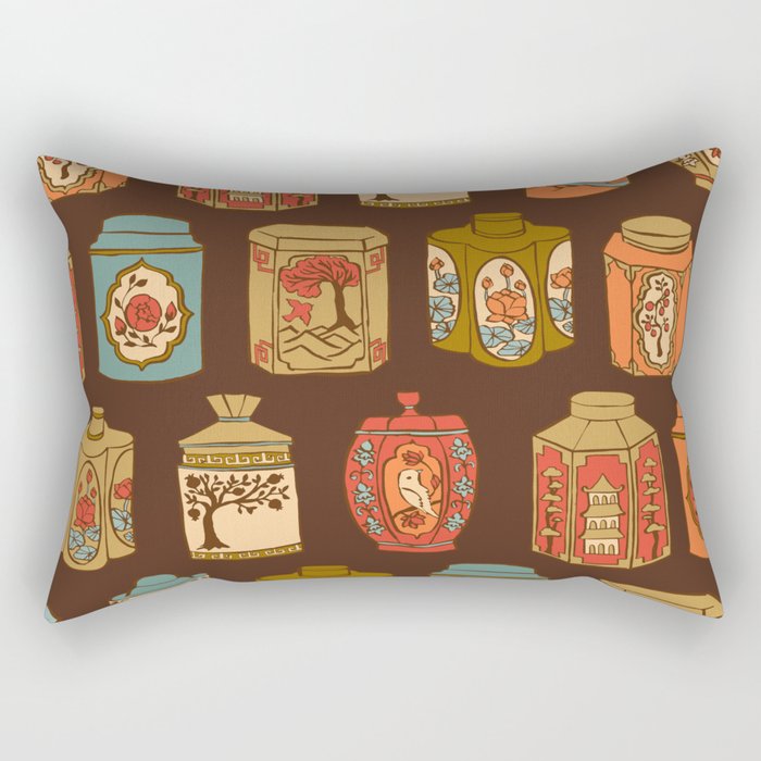 Chinese Tea {Shanghai} Rectangular Pillow Gallery Image 2