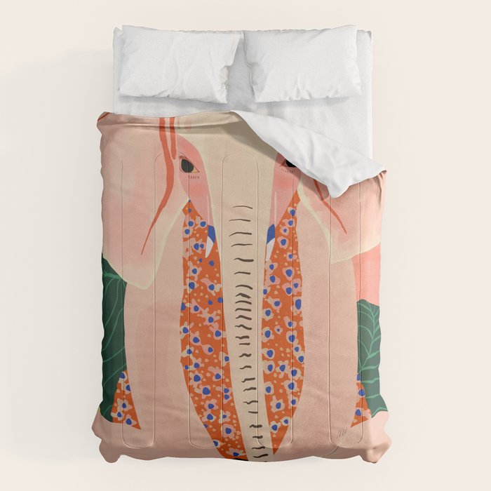 Yoga Meditating Elephant Comforter Gallery Image 1