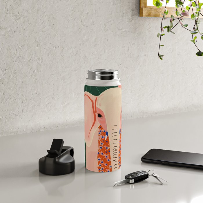 Yoga Meditating Elephant Water Bottle Gallery Image 4