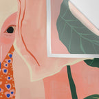 Yoga Meditating Elephant Wall Tapestry Gallery Image 3