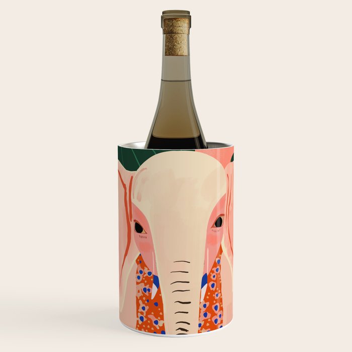 Yoga Meditating Elephant Wine Chiller Gallery Image 1