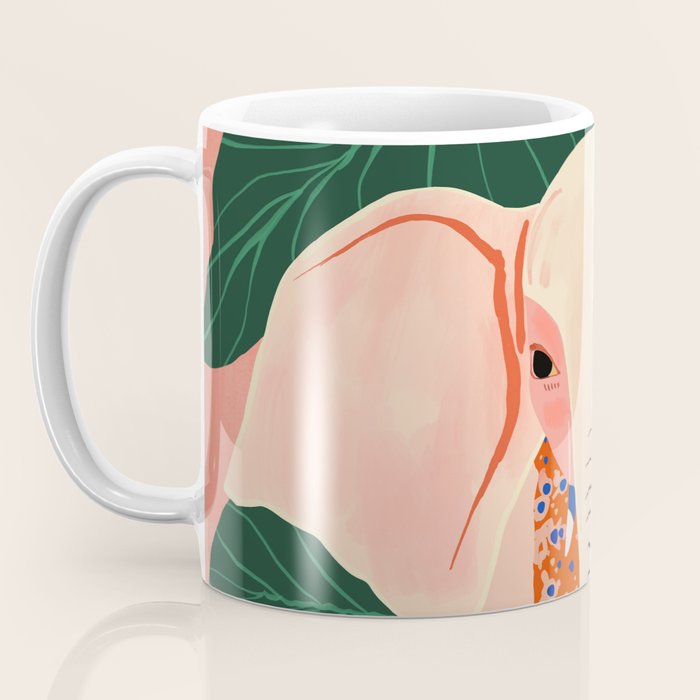 Yoga Meditating Elephant Coffee Mug Gallery Image 3