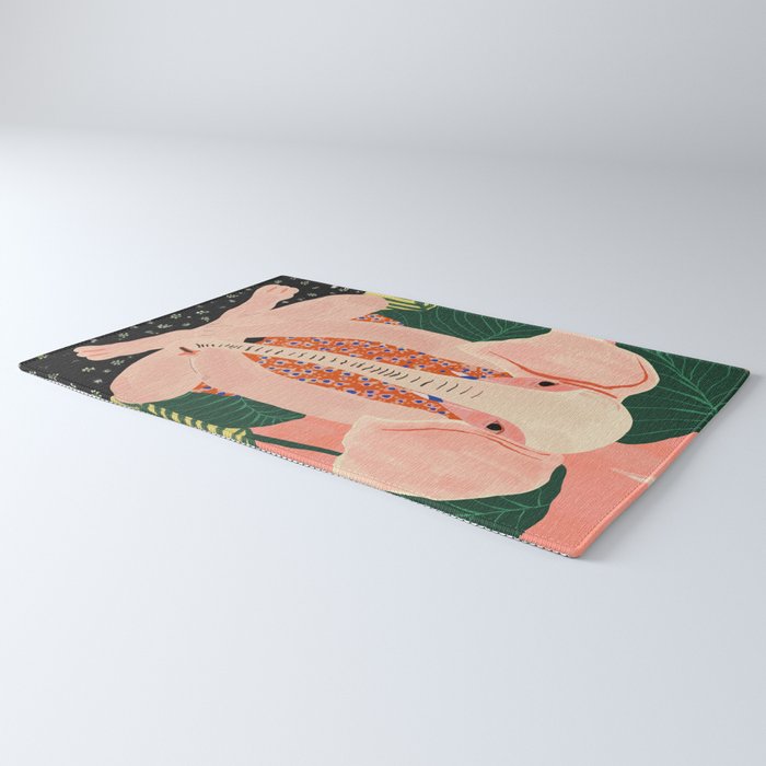 Yoga Meditating Elephant Rug Gallery Image 3