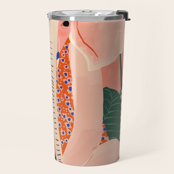 Yoga Meditating Elephant Travel Mug Gallery Image 2
